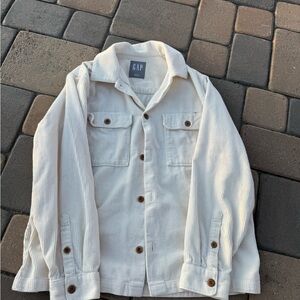 GAP Men's Cream Shirt Jacket